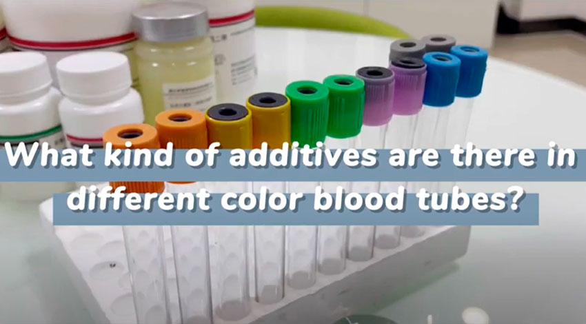 Che tipo di additivi ci sono In provette di sangue di colore diverso
